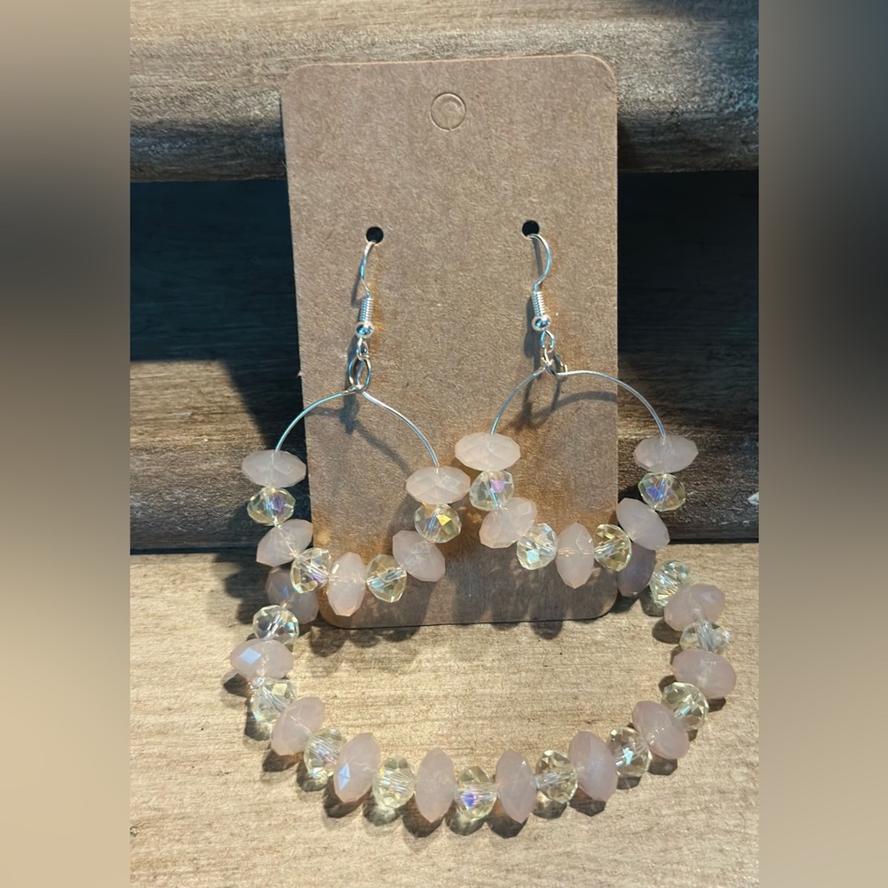 Elegant Crystal Hoop Earrings